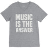 music is the answer V-Neck Tee