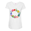 personalize baby name bodysuit Maternity Scoop Neck T-shirt