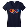 coco Women's V-Neck T-Shirt