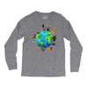animal polygon around the planet Long Sleeve Shirts