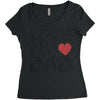 love my dad Women's Triblend Scoop T-shirt