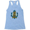 king of pirates anchor Racerback Tank