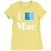 apple macintosh computer Ladies Fitted T-Shirt