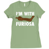 i'm with furiosa Ladies Fitted T-Shirt