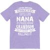 Super Cool Nana Of A Freaking Awesome Grandson T-Shirt