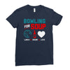 marvelous bowling for soup lunch drunk love Ladies Fitted T-Shirt