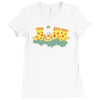 pizza campfire story Ladies Fitted T-Shirt