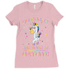 UNICORNS ARE BORN IN NOVEMBER Ladies Fitted T-Shirt