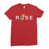 Rose Ladies Fitted T-Shirt