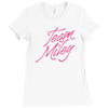 team miley Ladies Fitted T-Shirt