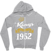kings are born in 1952 Zipper Hoodie