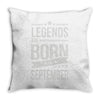 legends are born in september Throw Pillow