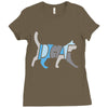 idgaf Ladies Fitted T-Shirt