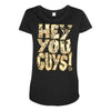 hey you guys Maternity Scoop Neck T-shirt