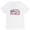 United States Space Force American Flag V-Neck Tee