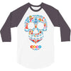 loco coco skul 3/4 Sleeve Shirt