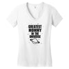Greatest Mommy In The Universe Women's V-Neck T-Shirt