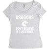 dragons Women's Triblend Scoop T-shirt