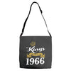 kings are born in 1966 Adjustable Strap Totes