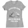 vater und sohn Ladies Fitted T-Shirt