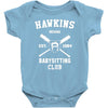 hawkins babysitting club indiana mike dustin eleven demogorgon strange Baby Bodysuit