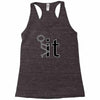 funny sweat Racerback Tank