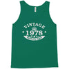 40th birthday gift vintage 1978 perfect aged Tank Top