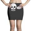 i live inside your face skull Mini Skirts