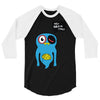 uberpup hey brain cakes! 3/4 Sleeve Shirt