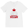 frisk cop leo police wife V-Neck Tee