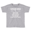 Capricorn Woman Toddler T-shirt