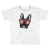 frenchie hipster Toddler T-shirt