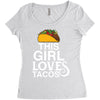 This Girl Loves Tacos Women's Triblend Scoop T-shirt