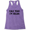 kale yeah i'm vegan Racerback Tank