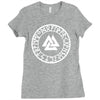 valknut shield Ladies Fitted T-Shirt