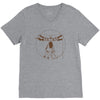 vitruvian robot V-Neck Tee