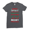 merry corruption of a pagan holiday Ladies Fitted T-Shirt