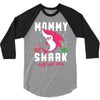mommy shark doo doo doo family matching 3/4 Sleeve Shirt
