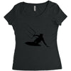 kitesurfing Women's Triblend Scoop T-shirt