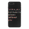 I miss you my heart is empaty wİthout you iPhone 7 Plus Case