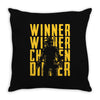 winner winner chicken dinner 3y Throw Pillow