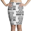 Super August Girl Pencil Skirts