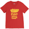fries before guys V-Neck Tee