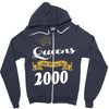 queens are born in 2000 Zipper Hoodie