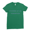 i'm more of an indoor kid Ladies Fitted T-Shirt