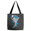 shark tornado Tote Bags