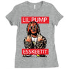 lil pump  eskeetit Ladies Fitted T-Shirt