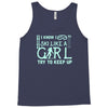 i ski like a girl Tank Top