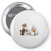 the owl and the weasel Pin-back button
