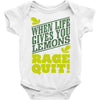 rage quit Baby Onesie